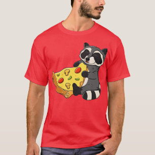 Camiseta Racco y pizza