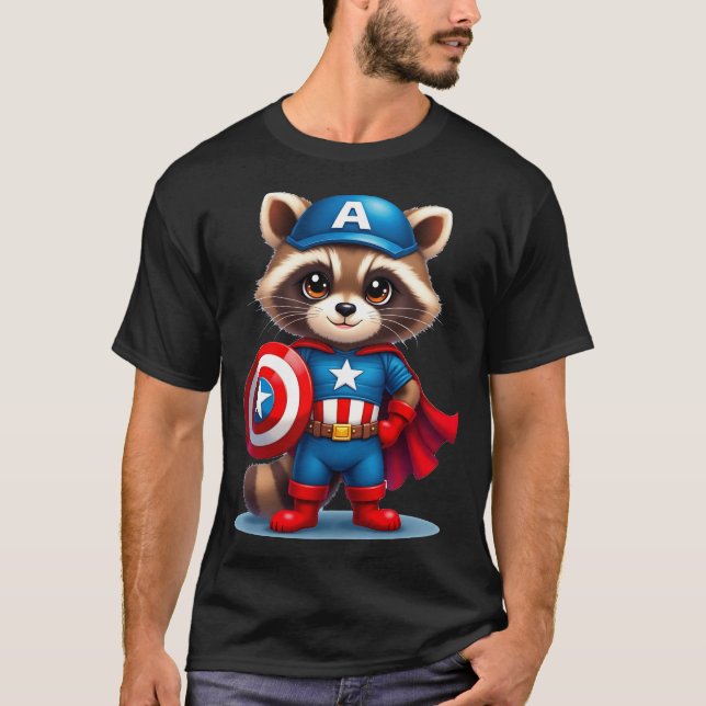 Camiseta Raccon America (Anverso)