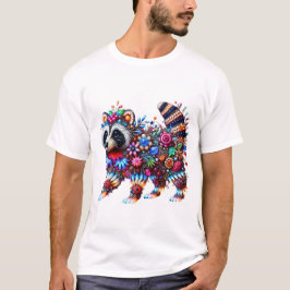 Camiseta Raccona con brillo encantado