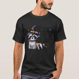 Camiseta Raccoon Calabaza Halloween Hombres Cuidados Pero T