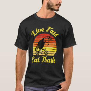 Camiseta Raccoon Camping Senderismo Vintage