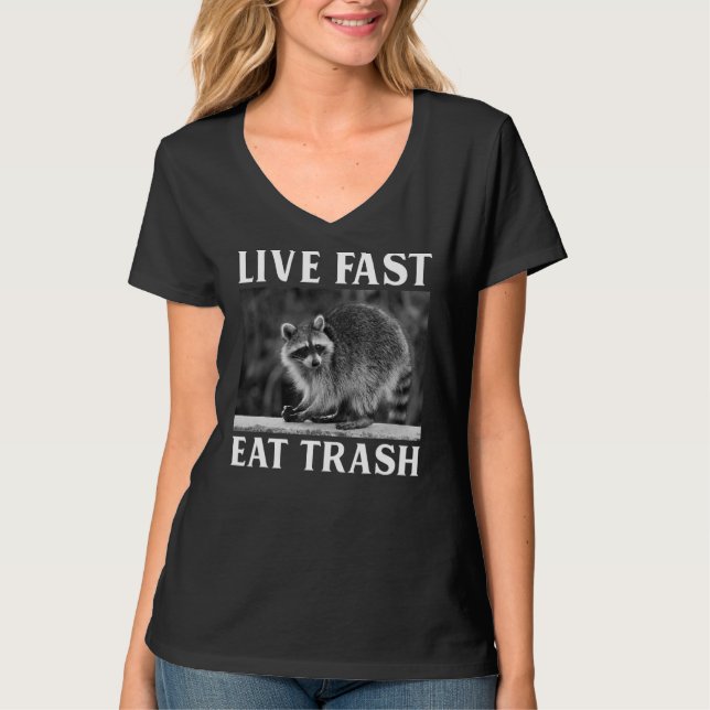 Camiseta Raccoon Camping Vintage (Anverso)