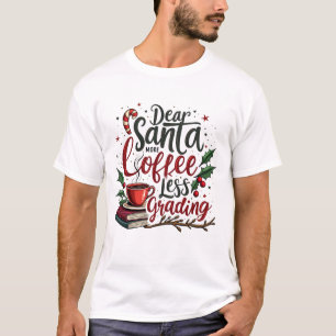 Camiseta Raccoon con sombrero de Santa María y Navidades