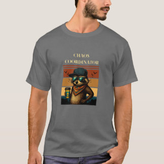 Camiseta Raccoon, coordinador del caos