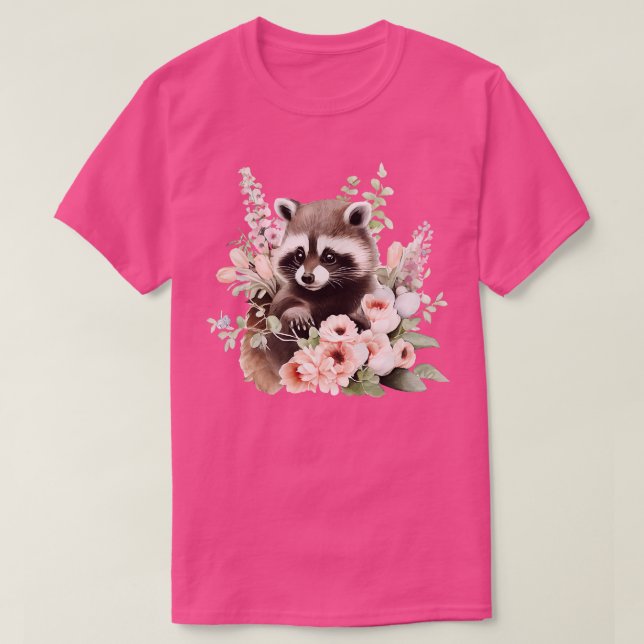 Camiseta Raccoon cute (Diseño del anverso)