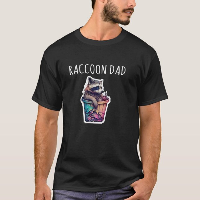 Camiseta Raccoon Dad (Anverso)