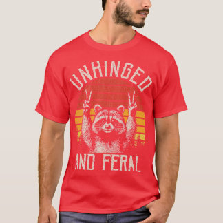 Camiseta Raccoon desquiciado y gracioso