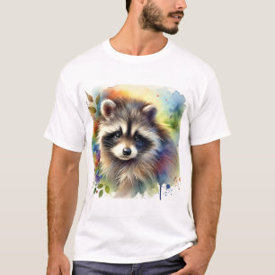Camiseta Raccoon Dog 020924AREF109 - Watercolor