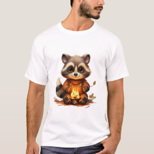 Camiseta Raccoon encantador