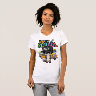 Camiseta Raccoon escolar