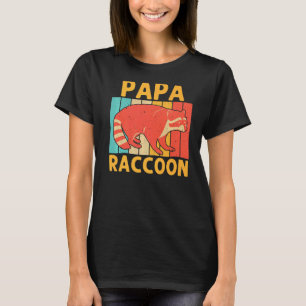 Camiseta Raccoon For Dad Grandpa Men Raccoon