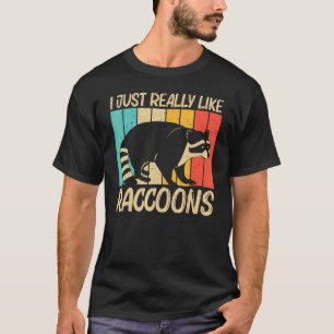 Camiseta Raccoon For Men Women Common Raccoon 1