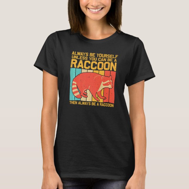 Camiseta Raccoon For Men Women Kids Raccoon (Anverso)