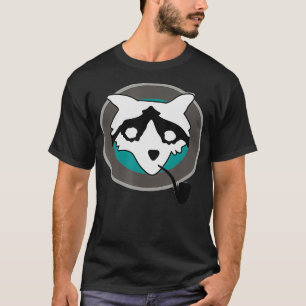 Camiseta Raccoon Gracioso Con Pipe Benji Dunn Nerd Geek Gra