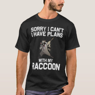 Camiseta Raccoon Guay Para Hombres Mujeres Trash Panda Anim