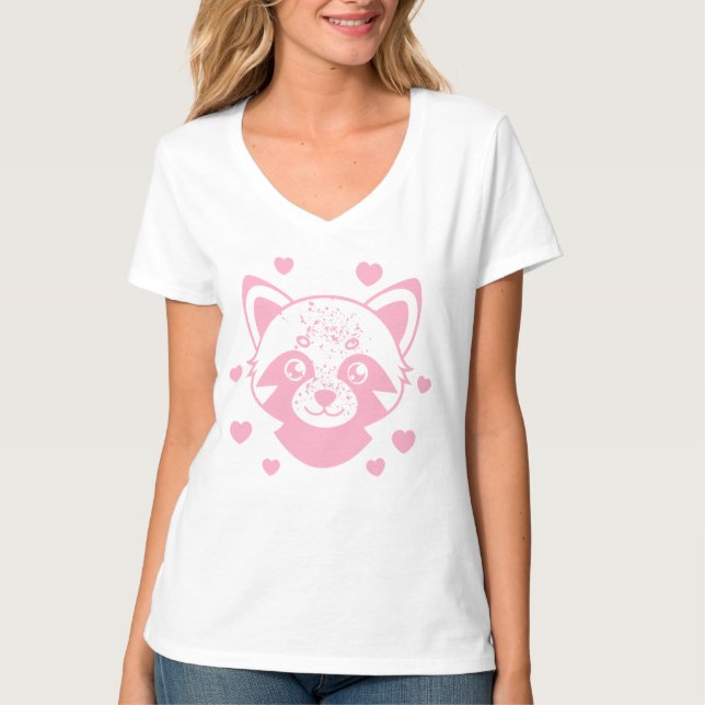 Camiseta Raccoon in Love (Anverso)