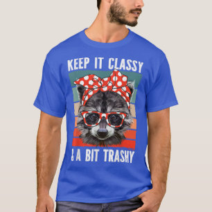 Camiseta Raccoon Keep It Classy Trashy Raccoon Glasses Band