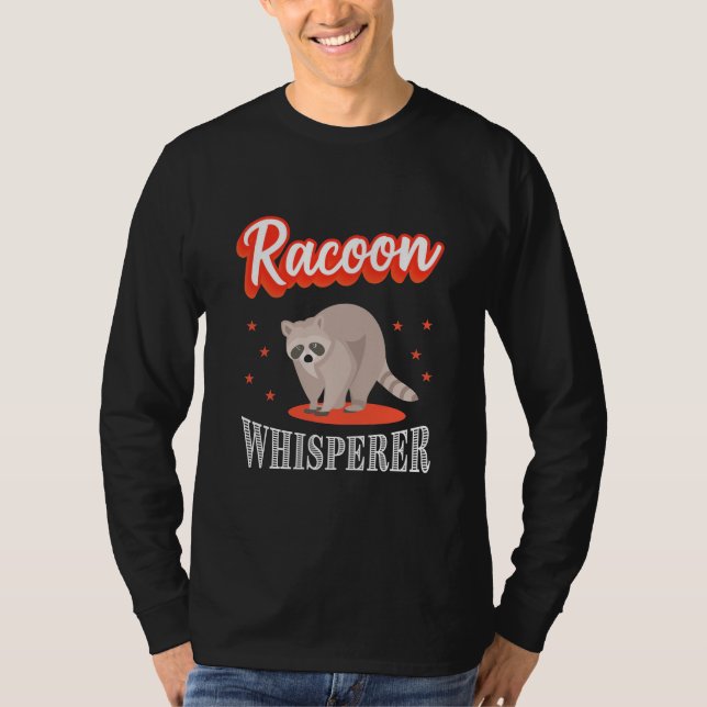 Camiseta Raccoon Lover Raccoon Whisperer (Anverso)