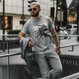 Camiseta Raccoon Modern Samurai