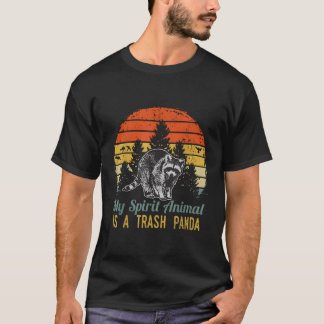 Camiseta Raccoon My Spirit Animal es una Basura Panda