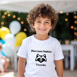 Camiseta Raccoon Nation Toronto Light-Monotone