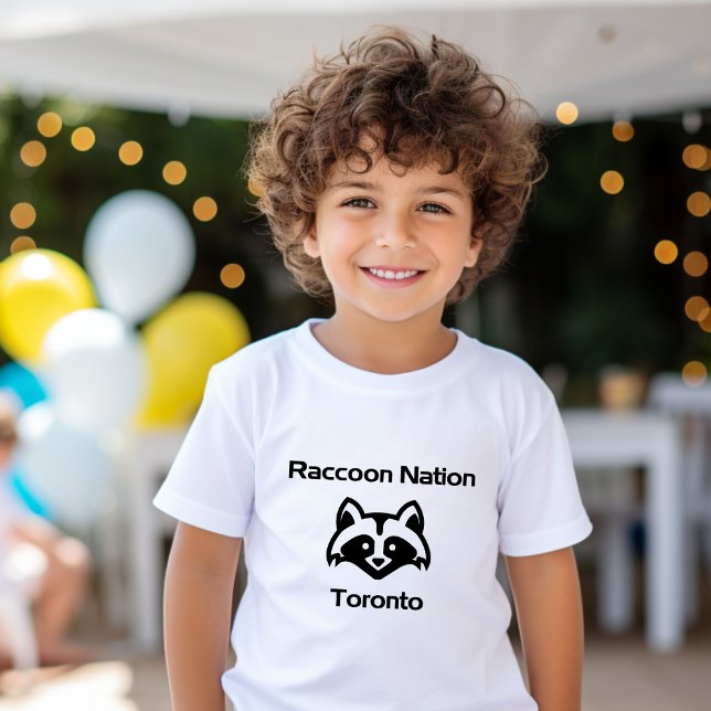 Camiseta Raccoon Nation Toronto Light-Monotone (Subido por el creador)