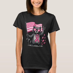 Camiseta Raccoon Nk Ribbon Sensibilización sobre el Cáncer