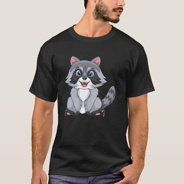 Camiseta Raccoon Para Raccoon (Anverso)