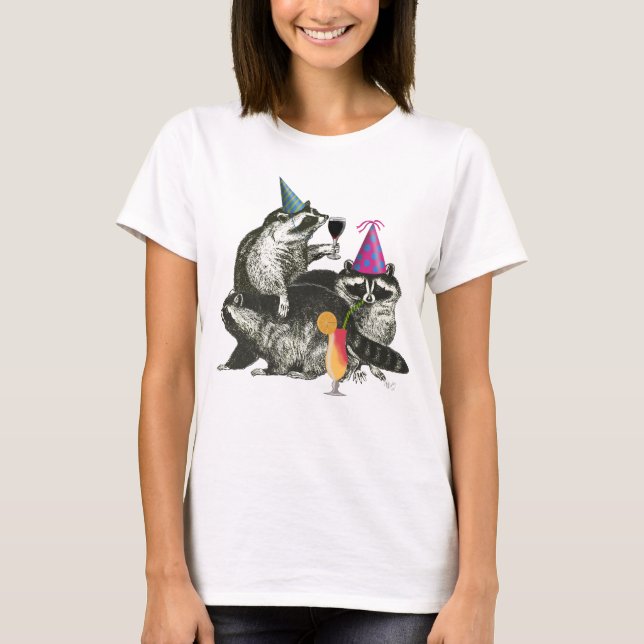 Camiseta Raccoon Party (Anverso)