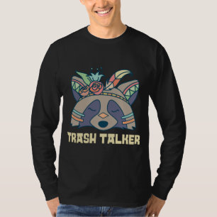 Camiseta Raccoon Pun Trash Talker Boho Funny Coon Lover Gif