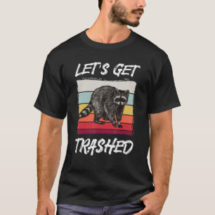 Camiseta Raccoon retro divertido vamos a conseguir el venti