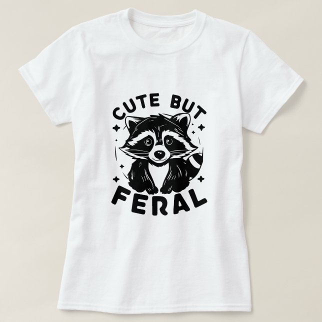 Camiseta Raccoon sarcástico divertido (Diseño del anverso)