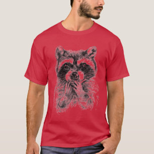 Camiseta Raccoon sorpresivo