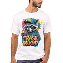 Raccoon Street Art de Trash Talkin