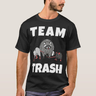 Camiseta Raccoon Team Cute Trash Panda Ringtail Lover