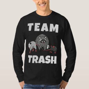Camiseta Raccoon Team Cute Trash Panda Ringtail Lover