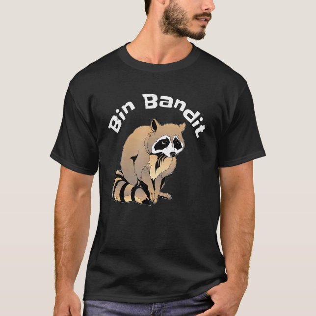 Camiseta Raccoon Trash Panda Bin Bandit Masked Trashcan The (Anverso)