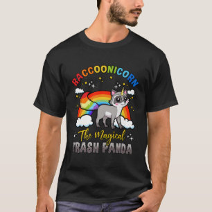 Camiseta Raccoon Unicorn Trash Panda Ringtail Animal