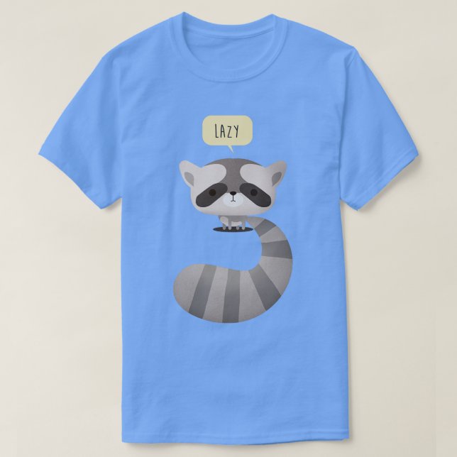 Camiseta Raccoon vectorial (Diseño del anverso)