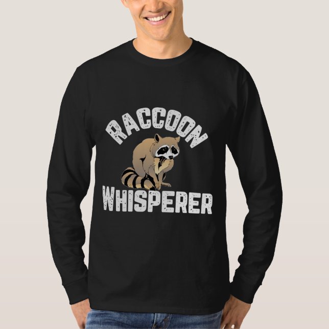 Camiseta Raccoon Whisperer Animal Lover Funny (Anverso)