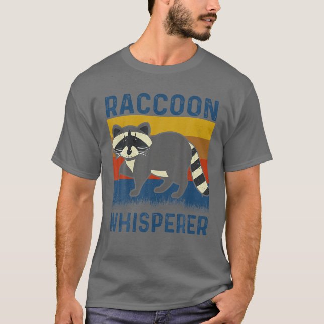 Camiseta Raccoon Whisperer divertido (Anverso)