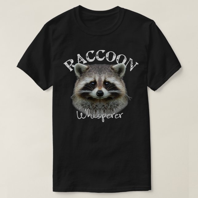 Camiseta Raccoon Whisperer Shirt Cute Raccoon Classic TShir (Diseño del anverso)