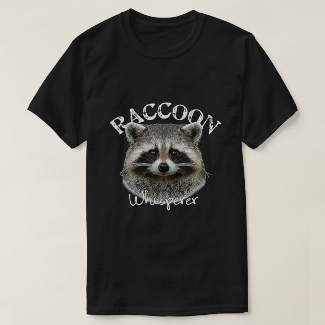 Camiseta Raccoon Whisperer Shirt Raccoon (Diseño del anverso)