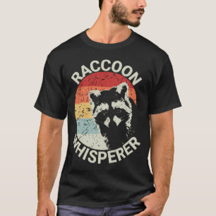Camiseta Raccoon Whisperer Vintage Raccoon Feeder Raccoon
