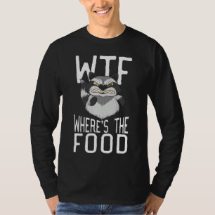 Camiseta Raccoon WTF Whats The Food Funny Animal Raccoon