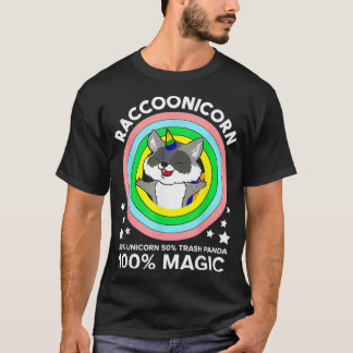 Camiseta Raccoonicorn Magic Classic TShirt
