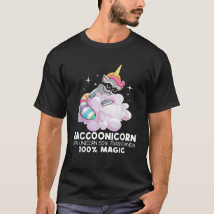 Camiseta Raccoonicorn Unicorn Trash Panda Funny Raccoon Lov