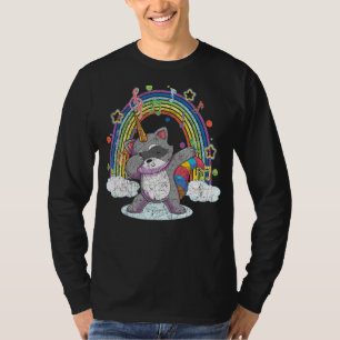 Camiseta Raccoonicornio Dabbing Raccoon