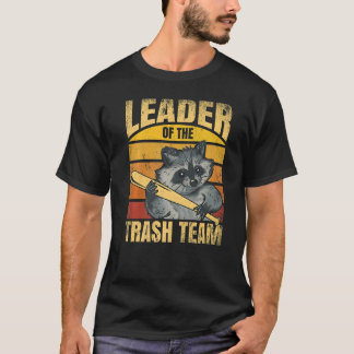 Camiseta Raccoons Leader of The Trash Team Racoon