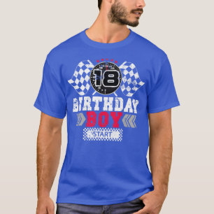 Camiseta Race 18th Birthday Boy Fiesta  controlador de Carr